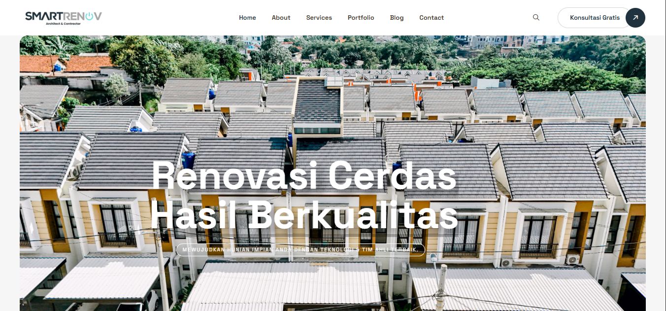 SmartRenov homepage