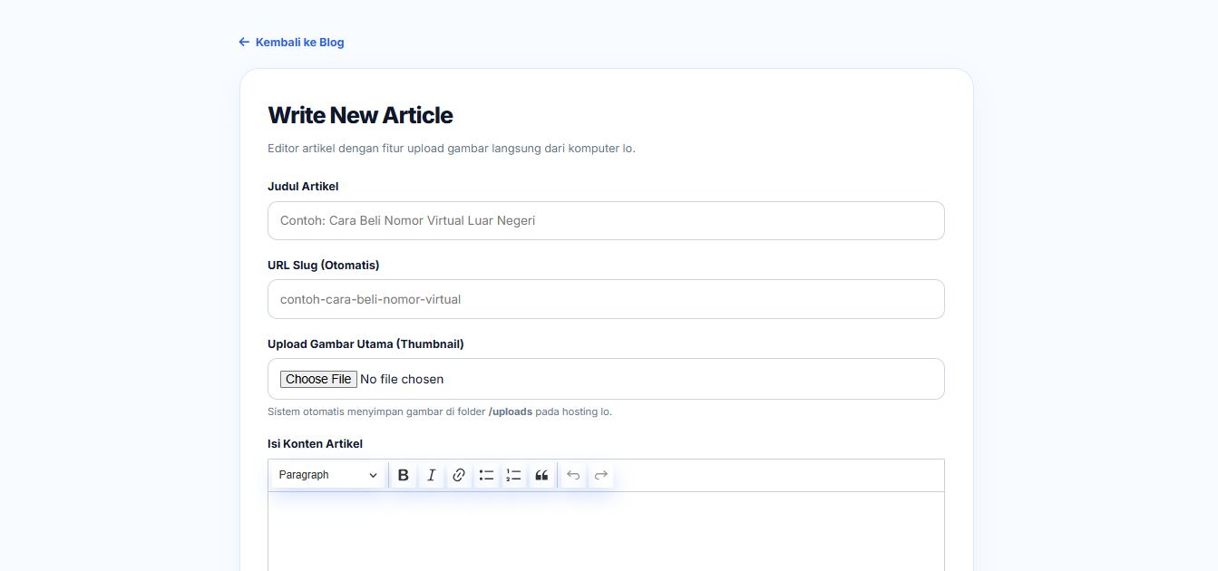 Article editor